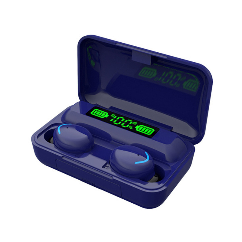# 10 uds Audífonos in-ear inalámbricos Bluetooth F9-5 Mayoreo Azul Oscuro