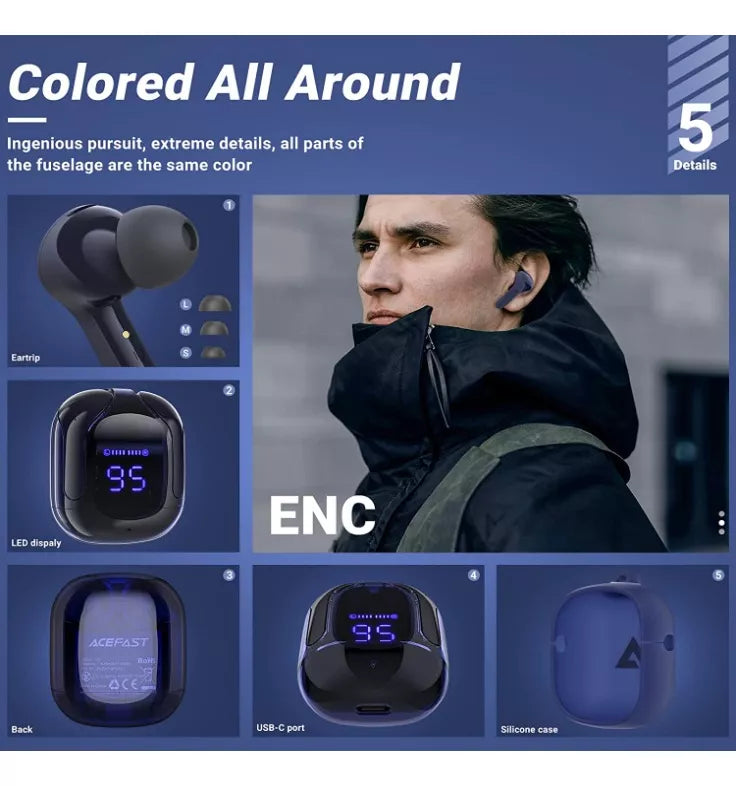 # 10 peças fones de ouvido sem fio QX10 com Bluetooth e tela LED atacado