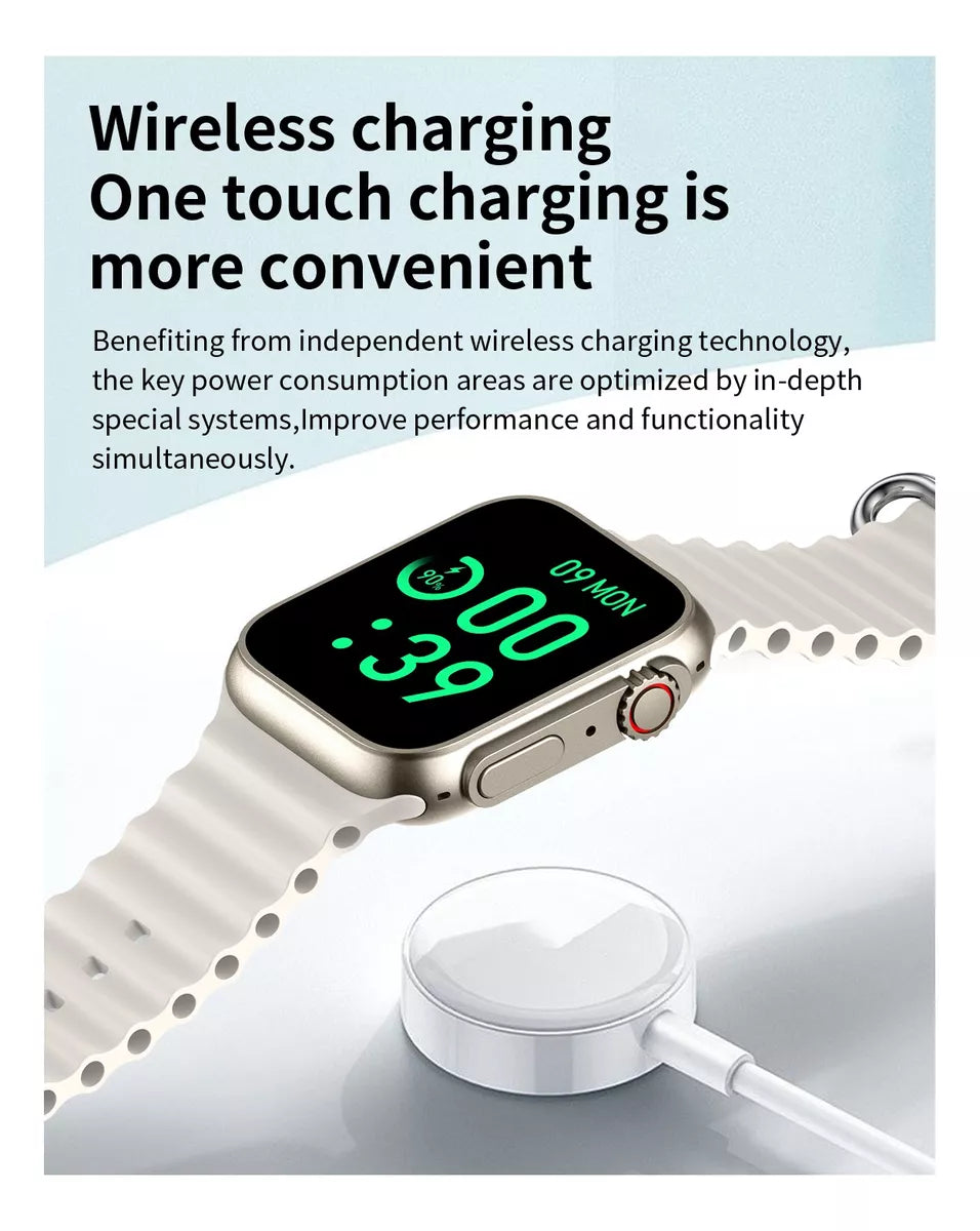 # 6piezas/8piezas Smartwatches S9 Ultra 49mm Pantalla Full Hd - Reloj Inteligente Para Con iPhone Y Android Emprende Negocios Mayoreo
