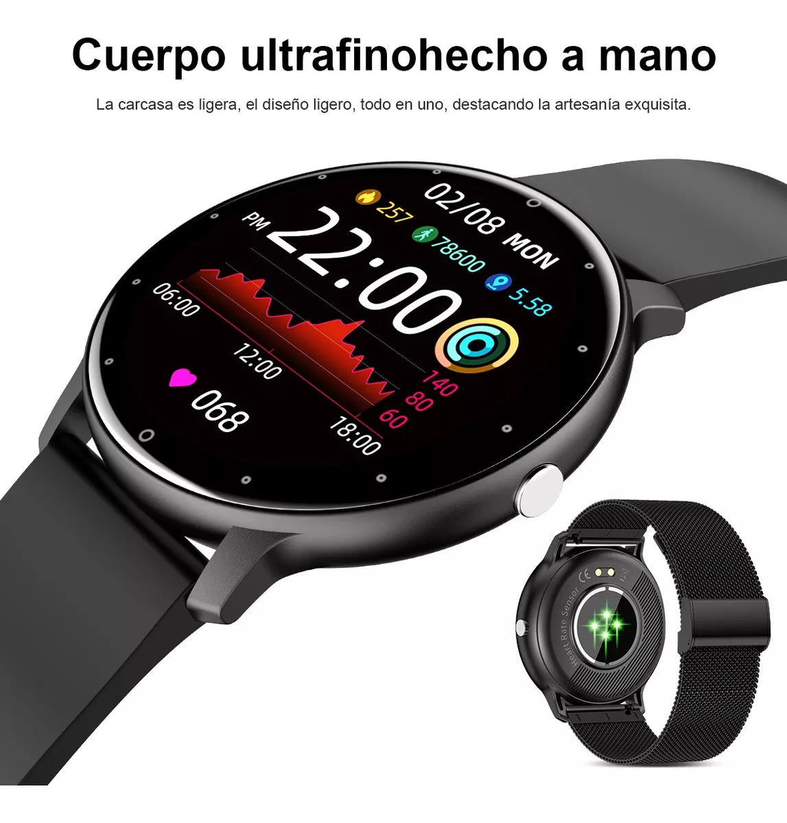 Smartwatches ZL02D Relojes Inteligente Resistente Al Agua Con Bluetooth Mayoreo