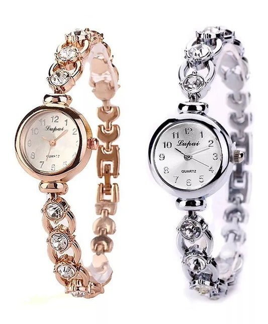 Relojes Pulsera Elegante Con Vidriantes Para Mujer Mayoreo, El Día de la Madre, San Valentín,Regalos