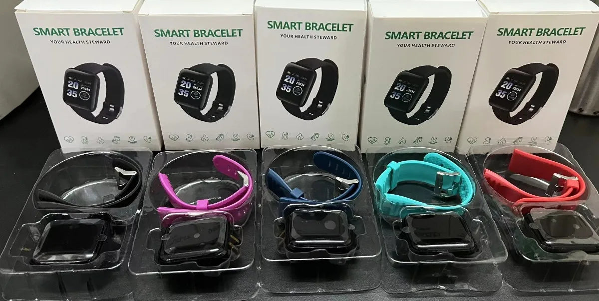 10pzs Smartwatches 116plus Regalo Bluetooth Pantalla Redonda Mayoreo