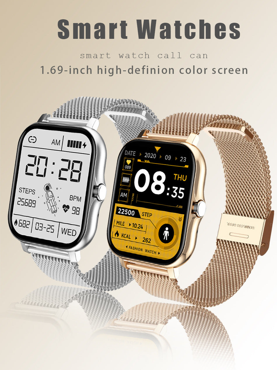 4piezas 1.69'' Reloj Inteligente Cinturón de Acero Deportivo Con Bluetooth Smartwatches GT20/Y13/H13 Regalo Mujer Hombre Mayoreo