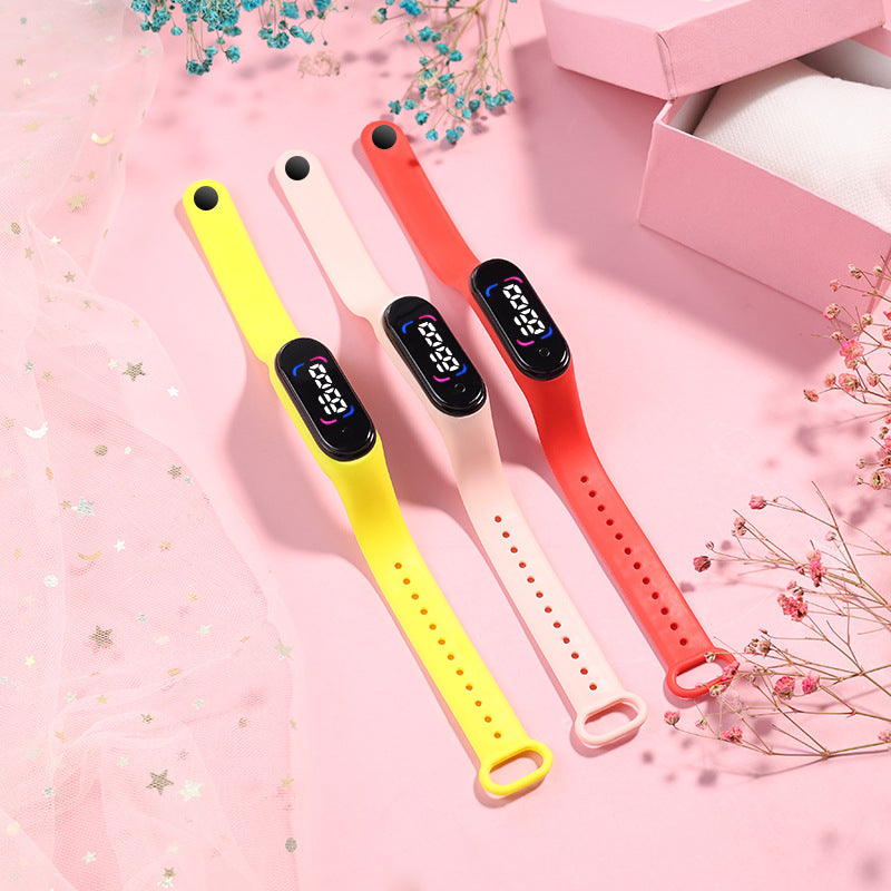 Kit 50 Relógios Led em forma de Coração para Presente de festa Atacado