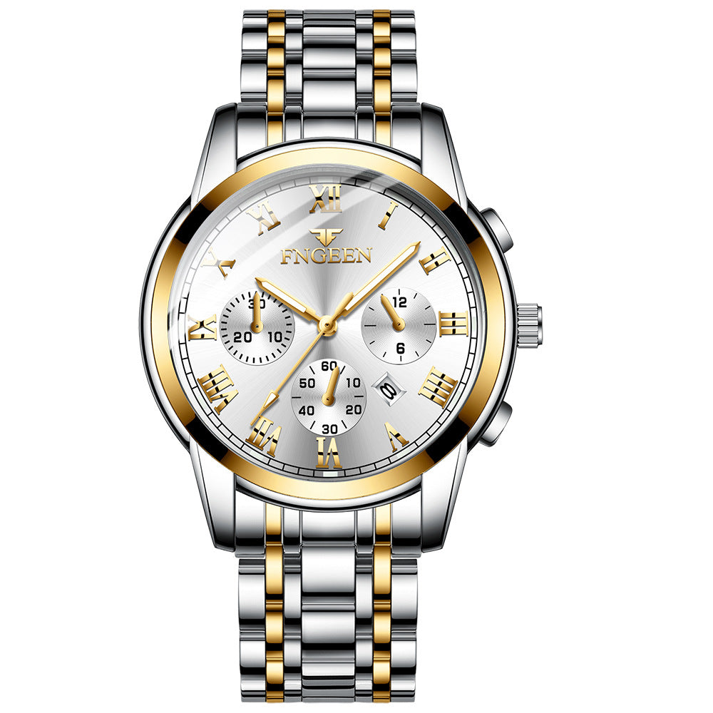 New Original Watch With Date Date Metal Strap Men Wholesale FZ