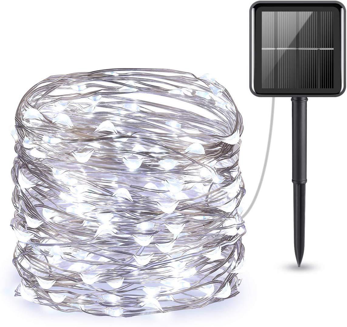 # 5 Solar Garland Strips Lights 22m Led Strip 8 Modes of Solar Lights for Outdoor Garden (1 strip of 22 meters)