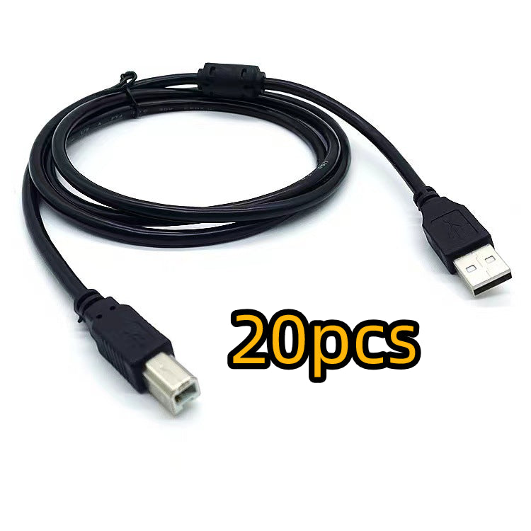 20/40pcs Universal Printer Cable 1.35m Usb 2.0 Hp/epson Wholesale Quality,