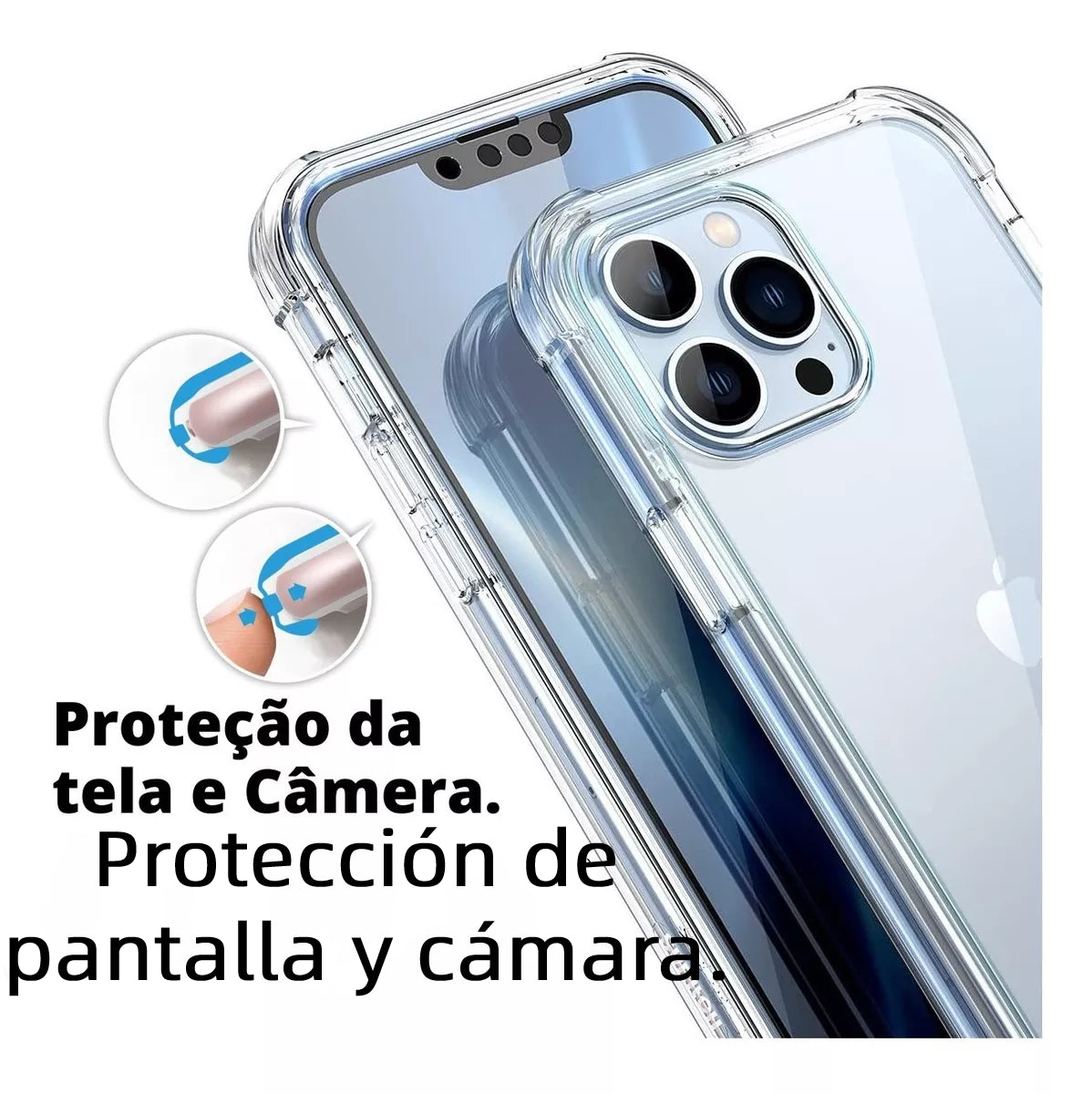 30Piezas Funda Antichoque + Película 9D Para iPhone 11 12 13 14 Pro Max Mayoreo