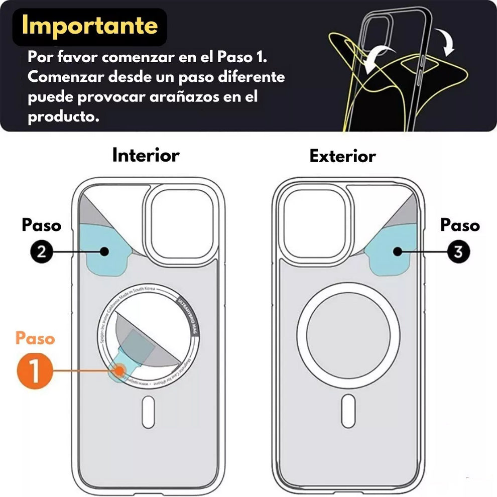 Kit de capa Magsafe com 20 unidades + Mica de tela + Mica de câmera para iPhone Atacado