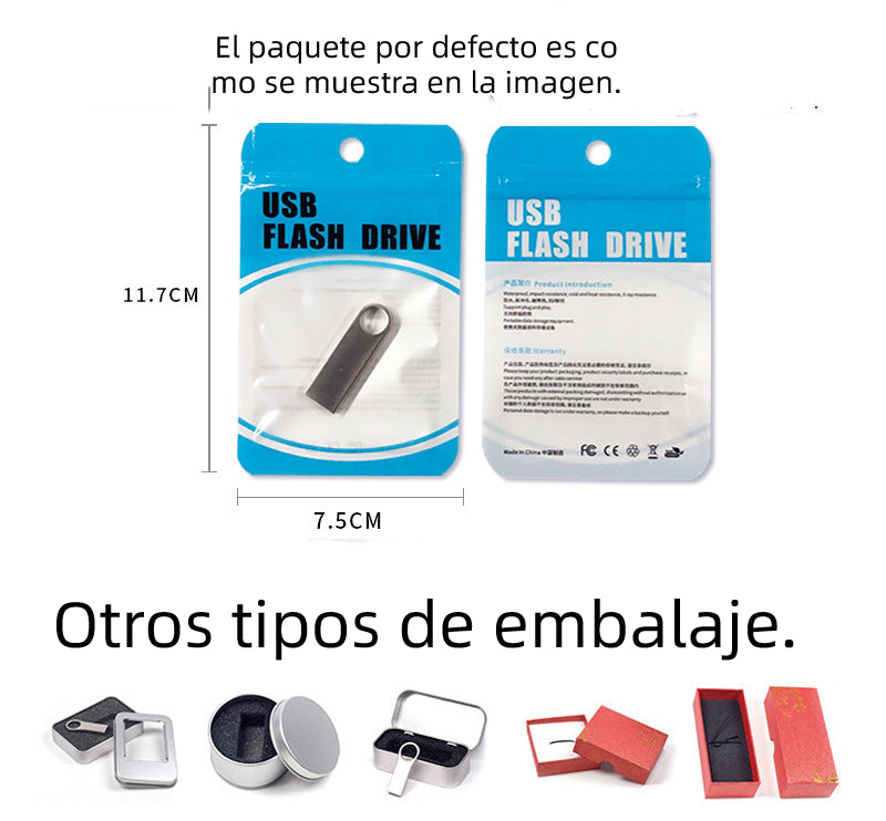 # Kit 80/100/200 Memorias Usb Technology Datatraveler 16gb/32gb/64gb/128gb Metálica 2.0 Mayoreo Emprende Negocios