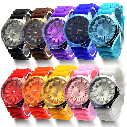 # Relojes Doble Capa Literal Daisy Color Silicona Fiesta Mayoreo Emprende  Negocios