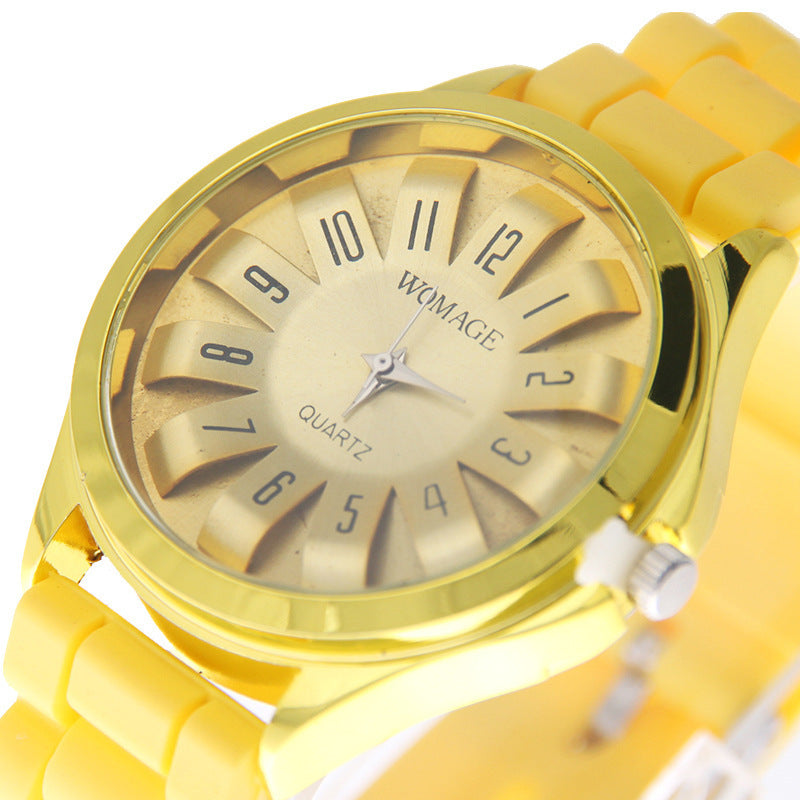 Relojes Doble Capa Literal Daisy Color Silicona Fiesta Mayoreo Emprende  Negocios