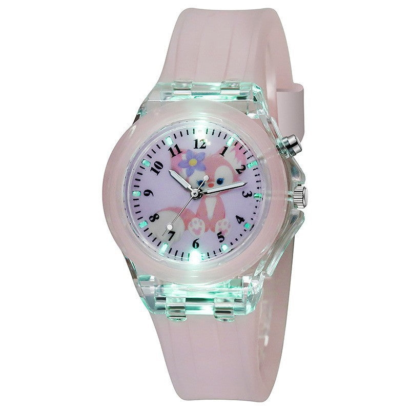 Relojes Niñas Clarabelle LED Colorido Luminoso Día del Niño Fiesta Regalo Mayoreo Emprende Negocios