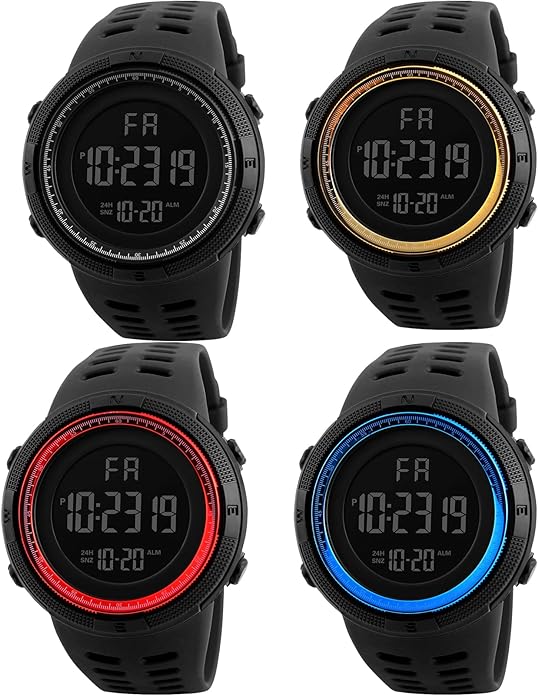 4/10/15 Piezas Relojes Vivir a prueba de agua Luminoso Electrónico Digital Reloj Mayoreo