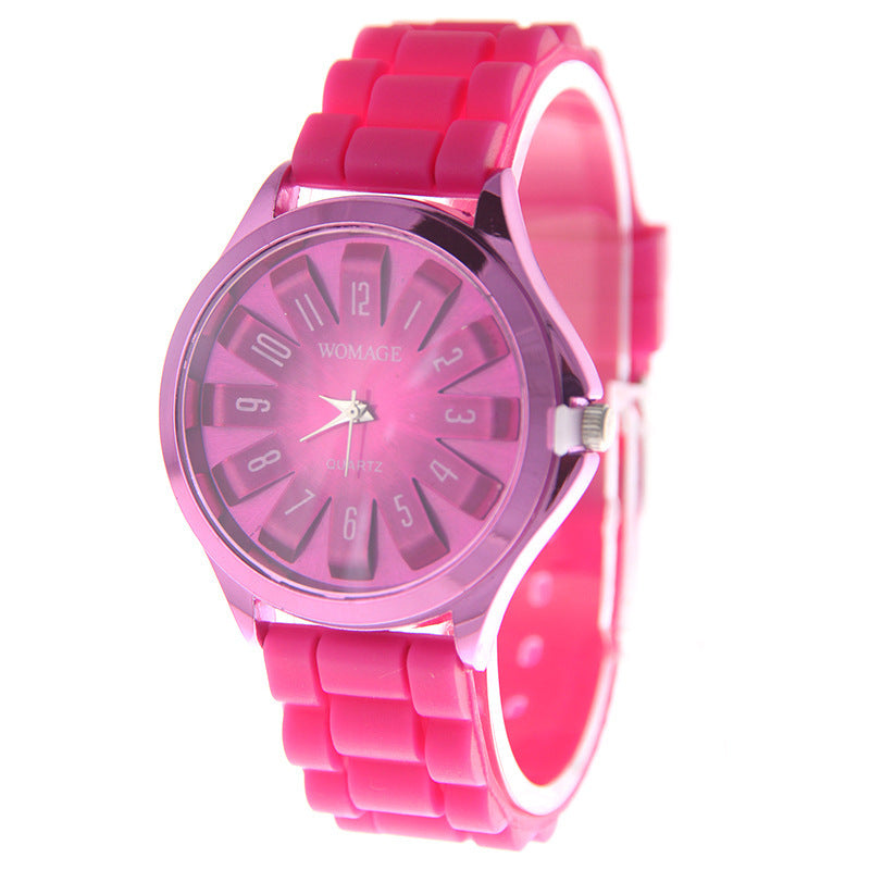 Relojes Doble Capa Literal Daisy Color Silicona Fiesta Mayoreo Emprende  Negocios