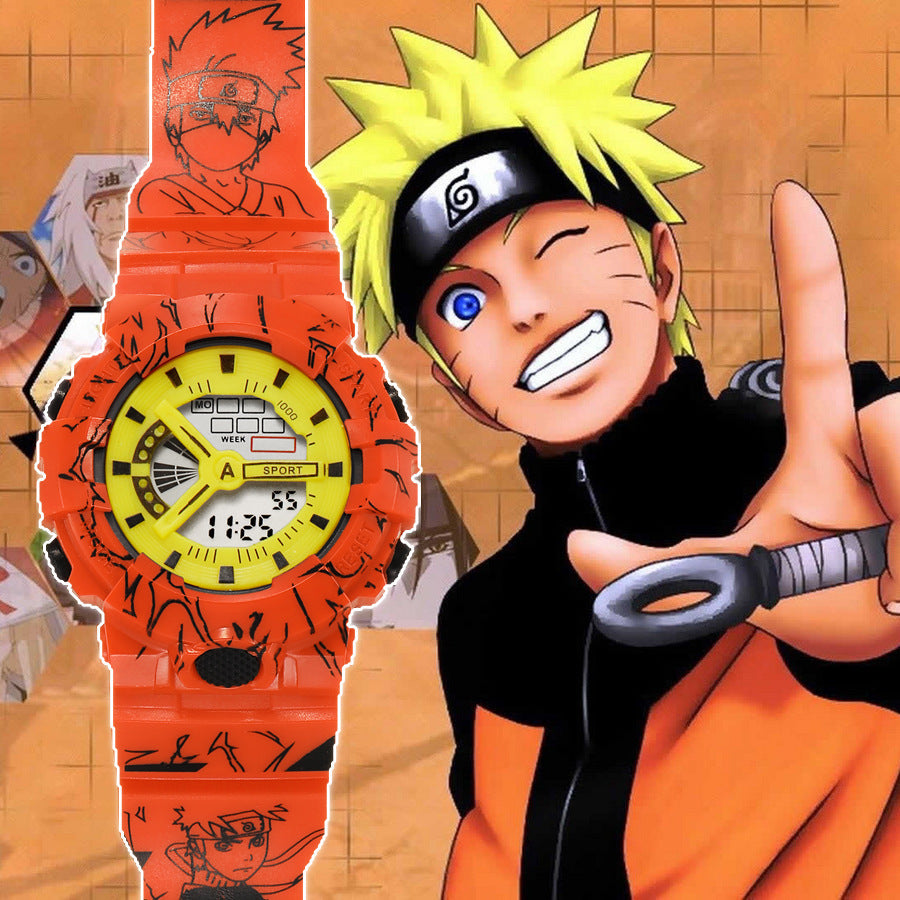 Relojes Anime Estilo Universitario Deporte ,Naruto, Serie de Manga y Anime, Día del Niño Fiesta Emprende Mayoreo Negocios