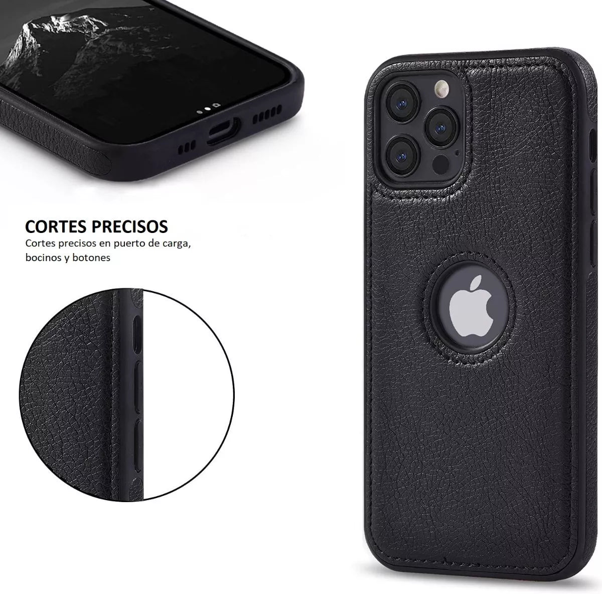 10piezas Funda Para iPhone Tipo Piel Leather Case Protector Mayoreo