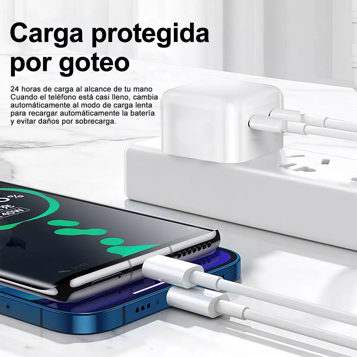 #Kit 5 Carregador 35w/cabo de carregamento magnético capa para iPhone