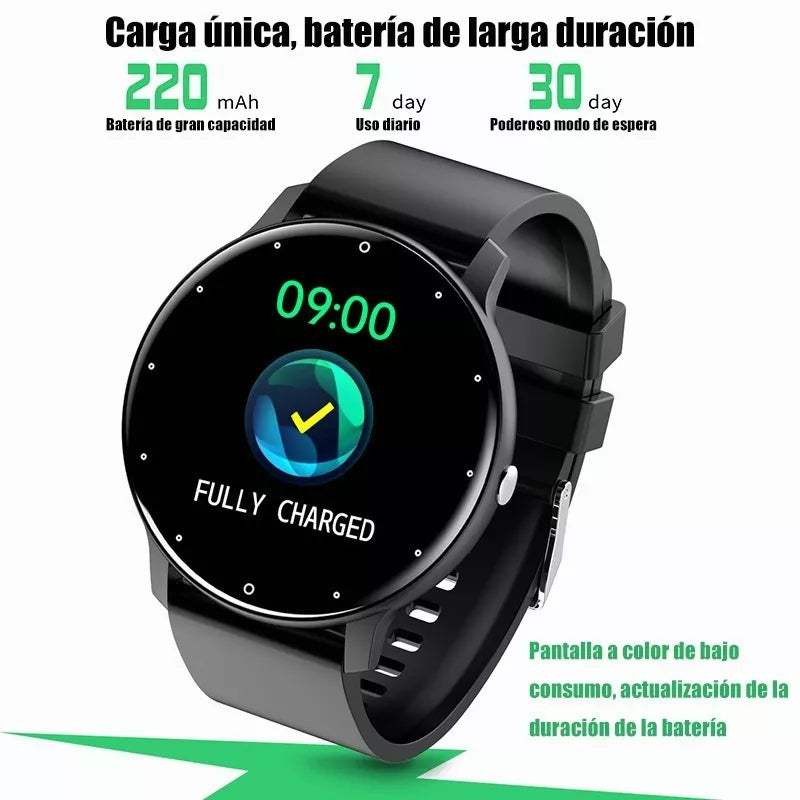 3piezas Smartwatch Zl02 1.28" Vigilancia De Salud Deportivo Mayoreo