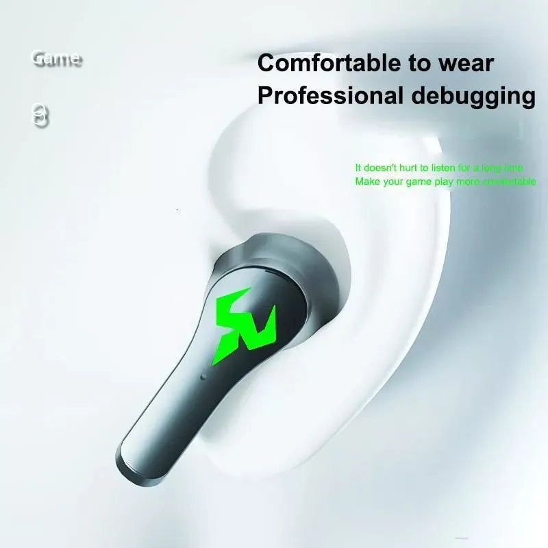 # Audífonos Inalámbricos Bluetooth N35pro In-ear Gamer Con Verde Led