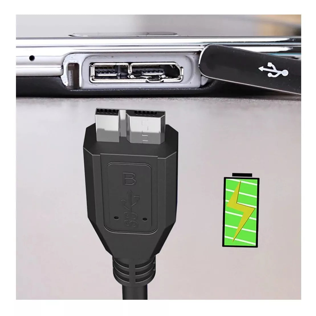 Cable Usb 3.0 Disco Duro Externo Macho A B Micro Mayoreo