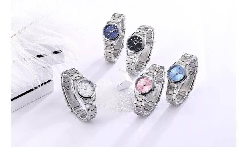 Petit Diamond Lady Women's Ctra Water Stainless Steel Watch Wholesale CX-021B