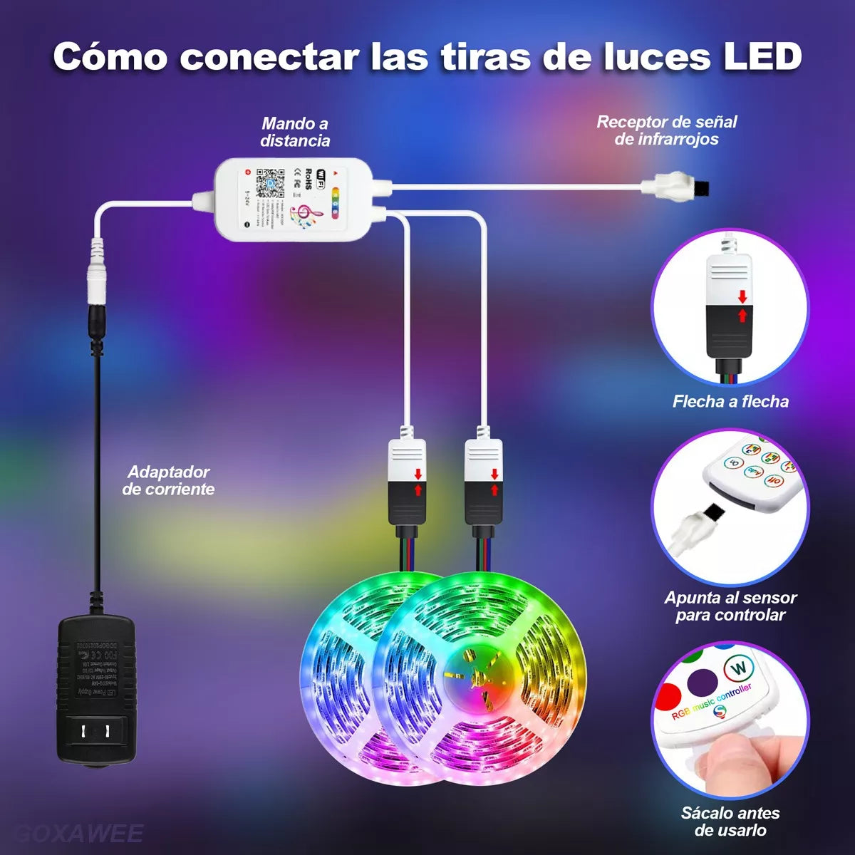 Smareal led lights music 2025