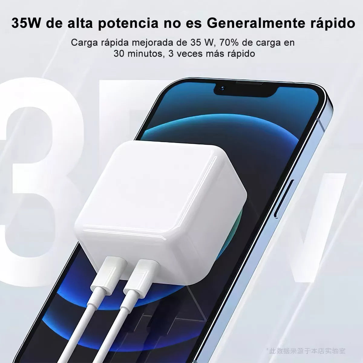 #Kit 5 Carregador 35w/cabo de carregamento magnético capa para iPhone