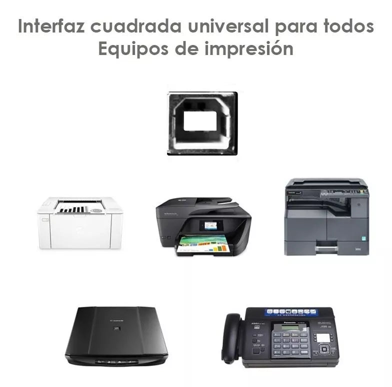 Kit 20/ Kit 40 Cabo universal para Impressora de 1,35 m Usb 2.0 Hp/epson de Qualidade Atacado