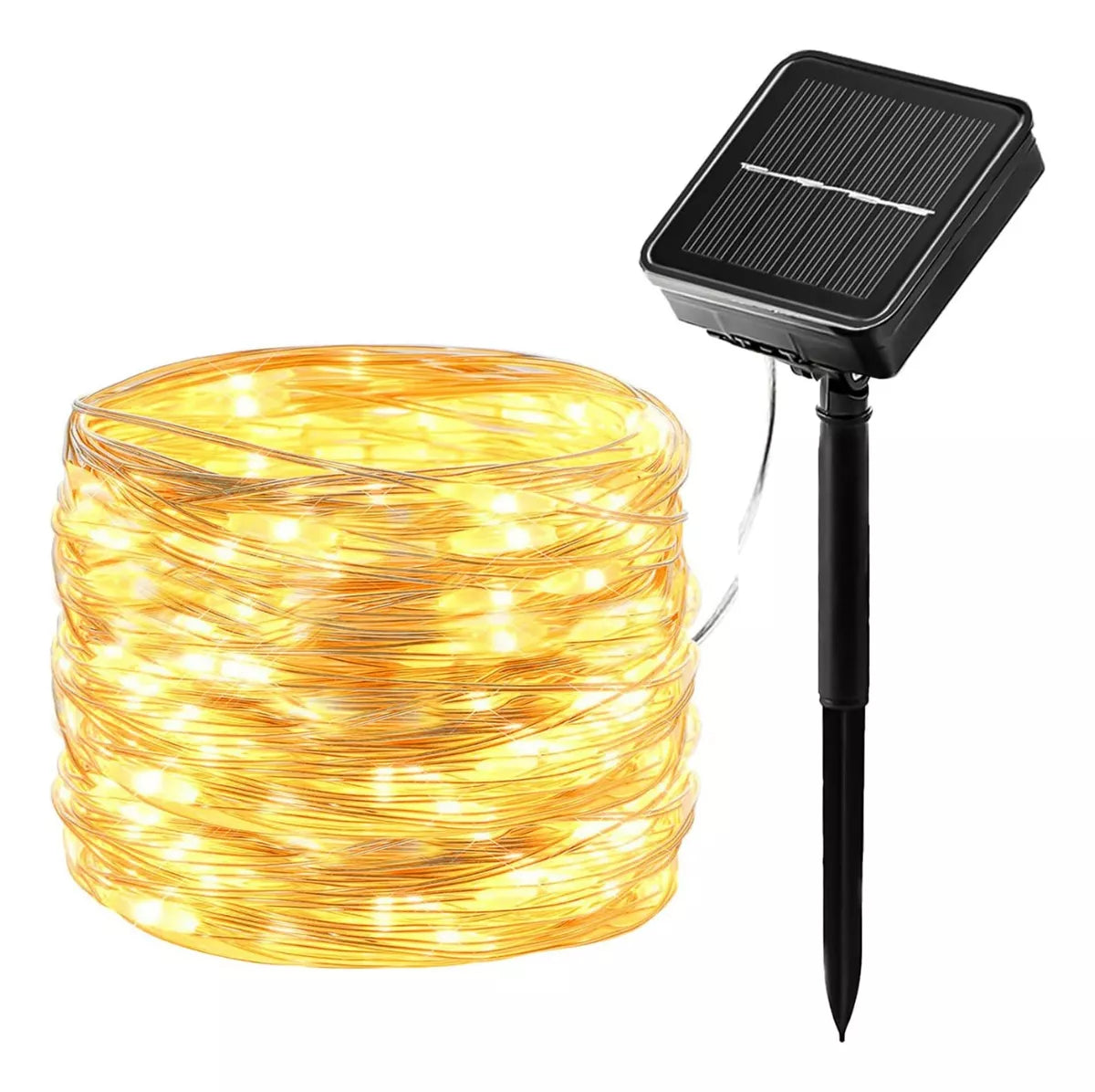 # 5 Solar Garland Strips Lights 22m Led Strip 8 Modes of Solar Lights for Outdoor Garden (1 strip of 22 meters)