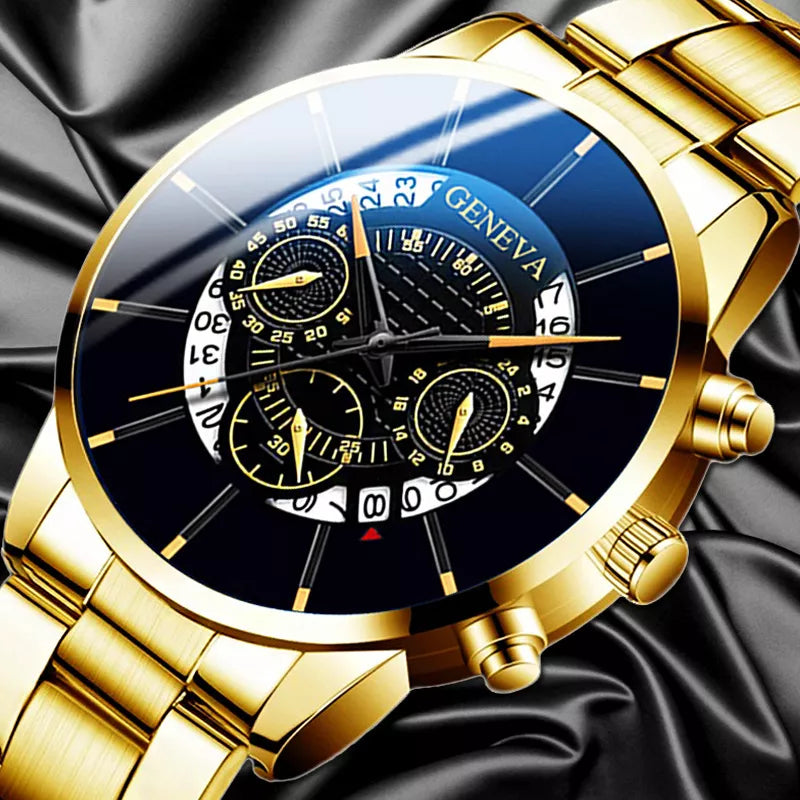 # 10 units/20 units Business Fashion Watches Three Eyes Six Hands With Date Wholesale