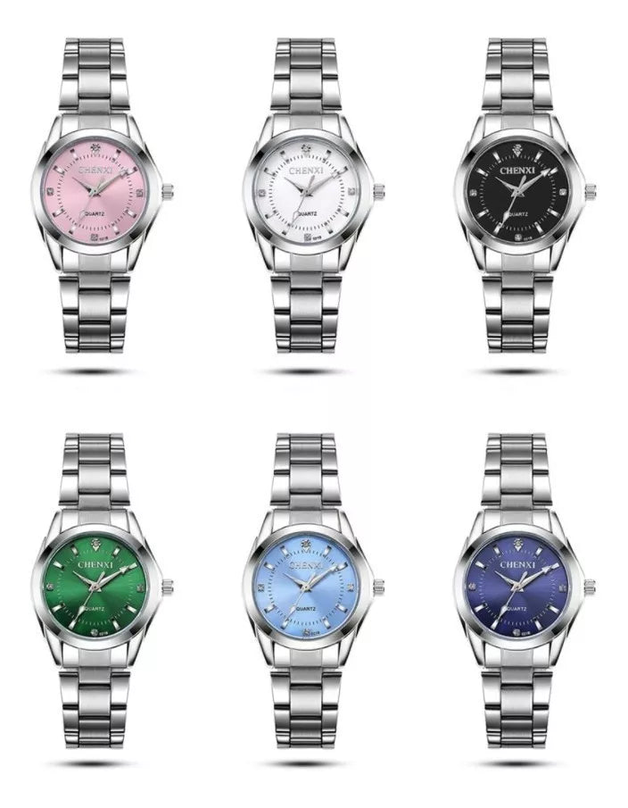 Petit Diamond Lady Women's Ctra Water Stainless Steel Watch Wholesale CX-021B