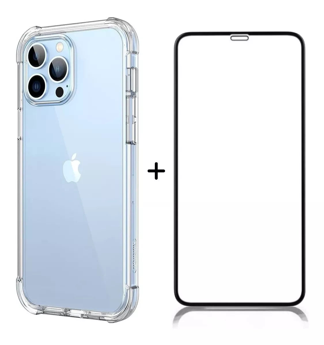 30 peças Capa à Prova de Choque + Película 9D para iPhone 11 12 13 14 Pro Max Atacado