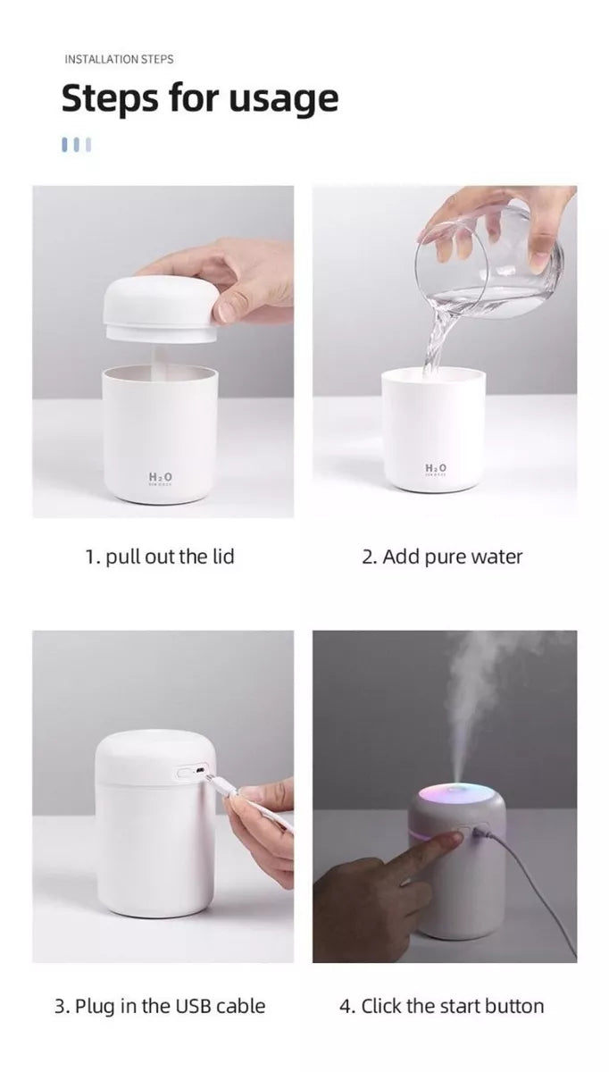 6pcs Air Humidifier Aroma Essential Oil Diffuser