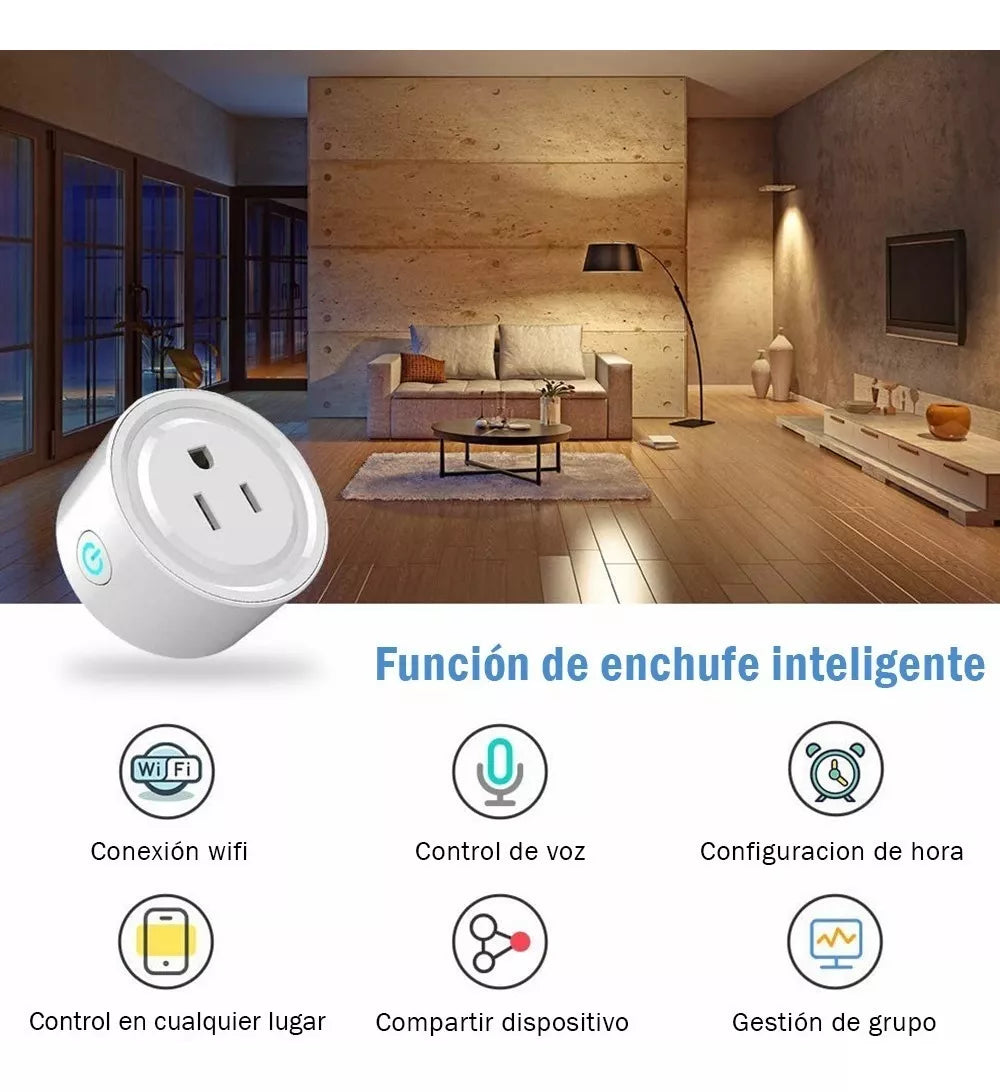 # 3/5/10 uds Enchufe Inteligente Wifi Smart Plug Para Alexa Google Home