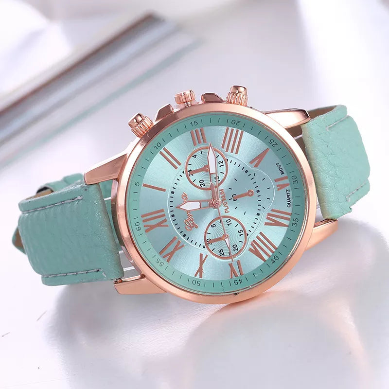 30piezas/50piezas Triple Ojo Doble Capas Relojes Moda Mujer Regalo Mayoreo