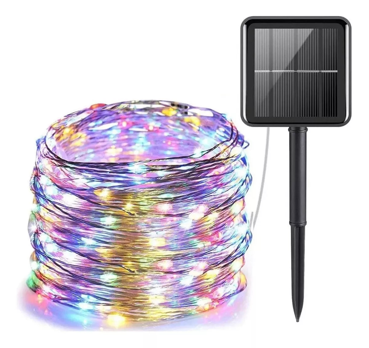 # 5 Solar Garland Strips Lights 22m Led Strip 8 Modes of Solar Lights for Outdoor Garden (1 strip of 22 meters)