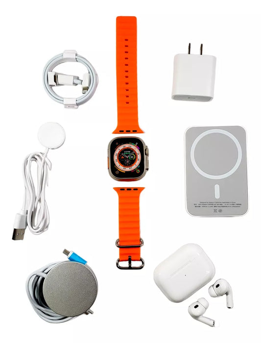 # 3 Sets/9 Sets Kit 6 in 1 Headphones, Watch and Magnetic Charger, Cable and Charging Head Gifts, Party, Wholesale
