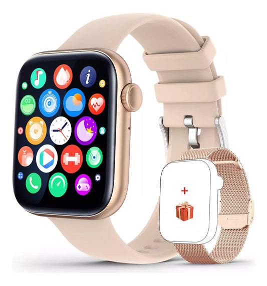 2 Women's Smart Watches Smartwatch P45 Bluetooth Call 1.81"