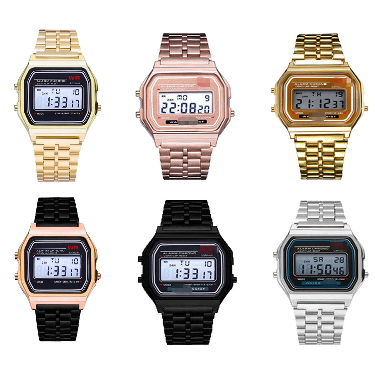 12/24/36pcs Watches F91W New Women Men Gift Retro Style Wholesale Sale