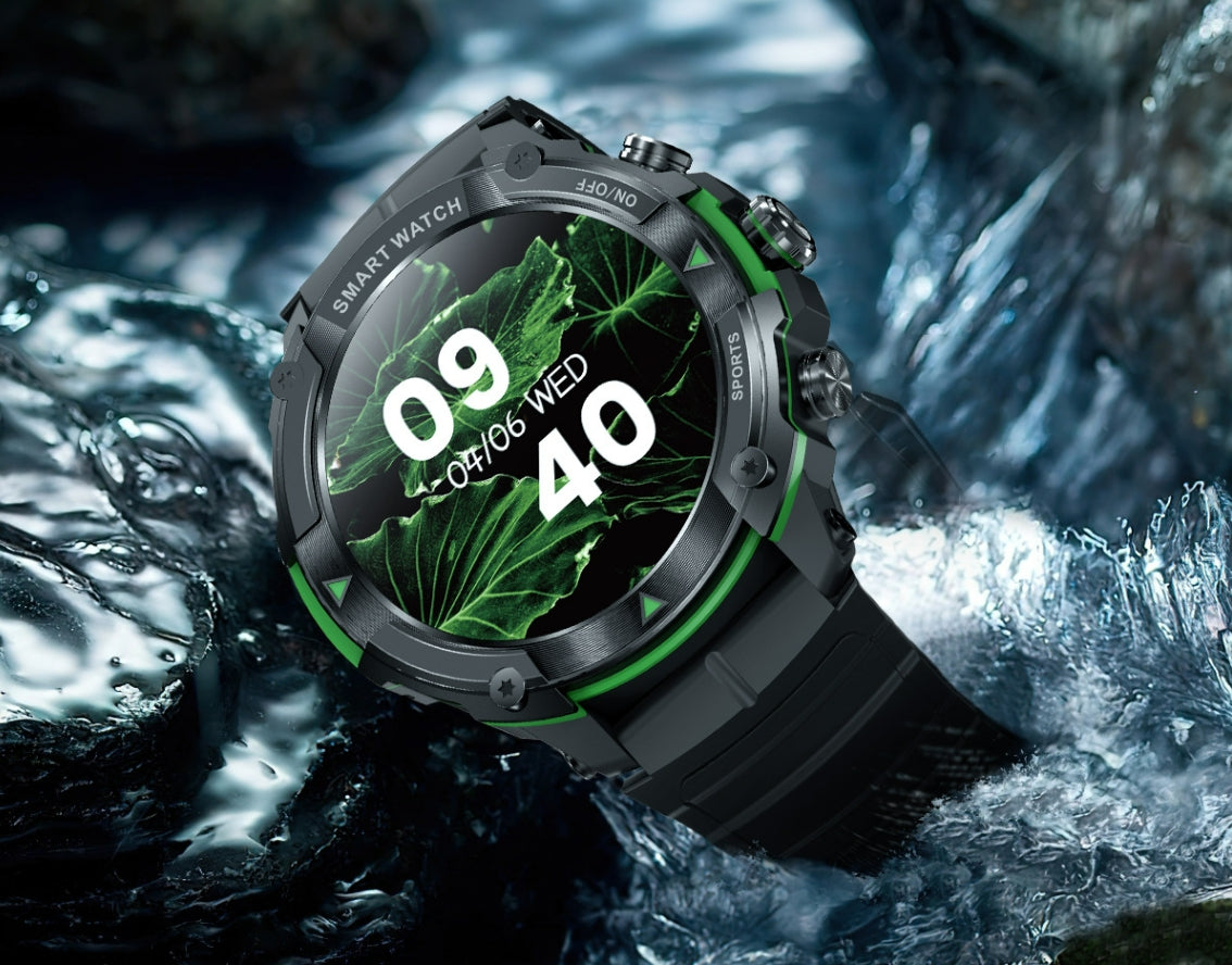 #2 Novos smartwatches esportivos IP68 à prova d'água 1,39" Bluetooth Talk Outdoor Three Defense Tela grande HD