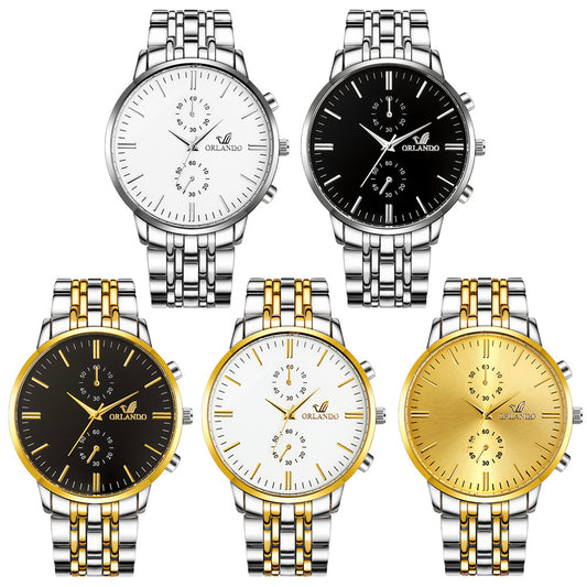 Geneva Men's Watches Stainless Steel Elegant Wholesale