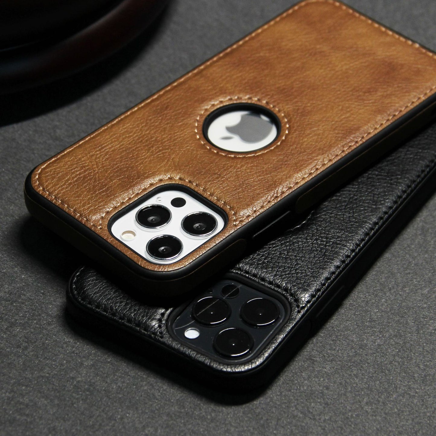 10piezas Funda Para iPhone Tipo Piel Leather Case Protector Mayoreo