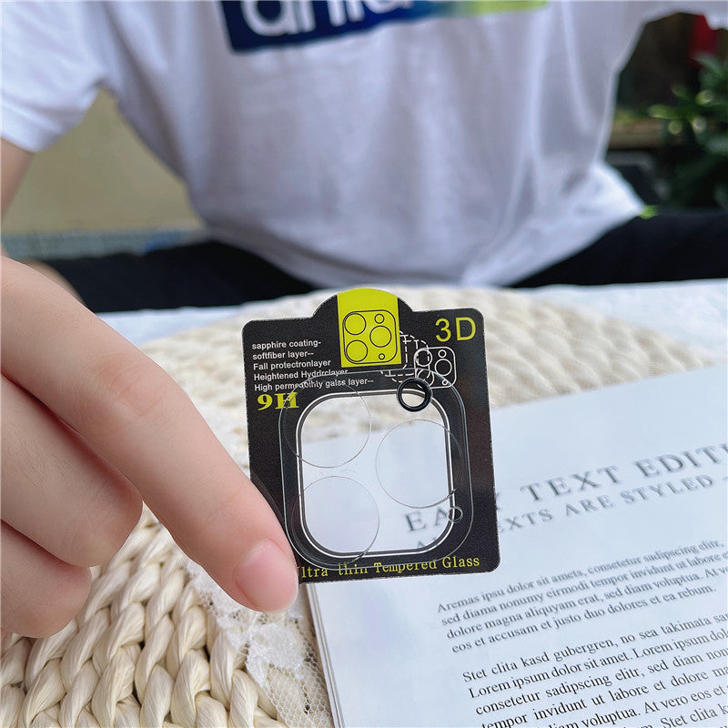 Mica 9d Wholesale Camera Lens Protector for all iPhones, 50 pieces