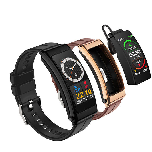 #4pcs nova pulseira inteligente fone de ouvido Bluetooth 2 em 1 falando smartwatch K13 pedômetro de pressão arterial