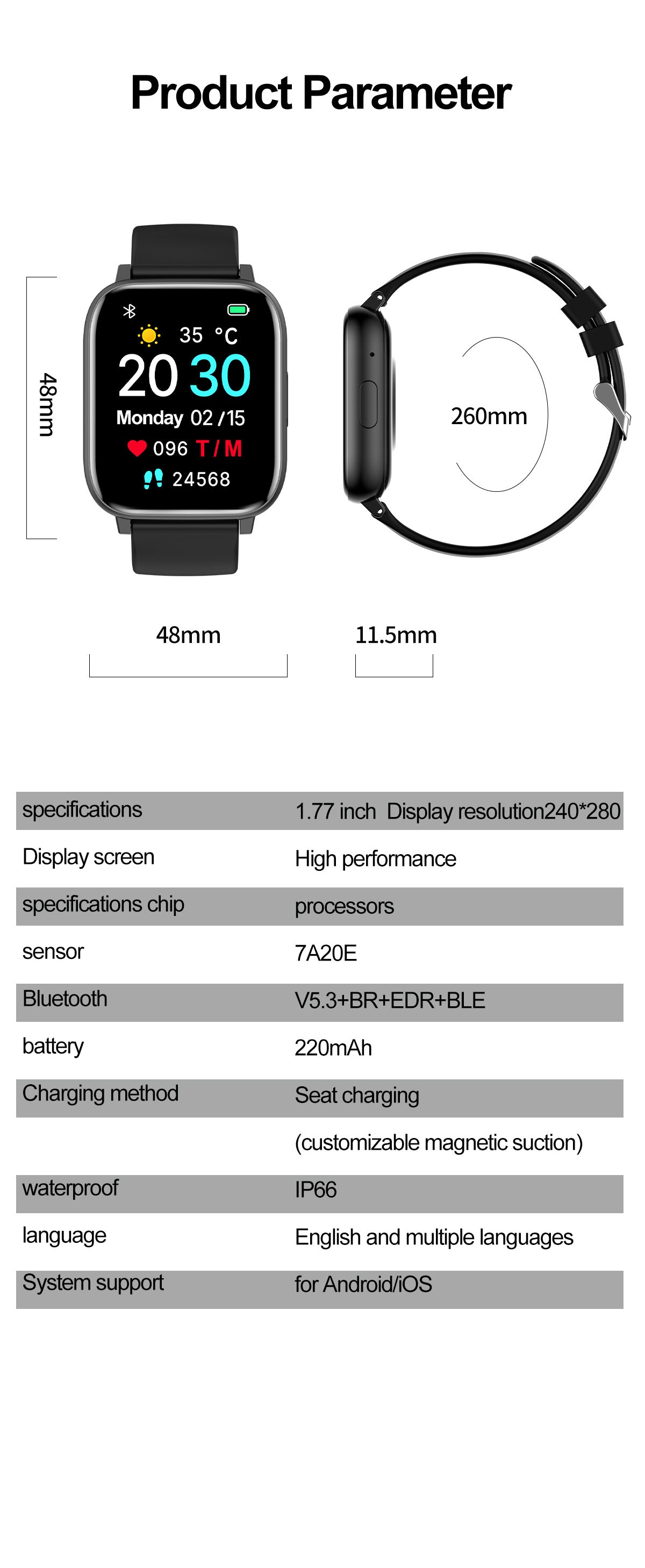 # H9 Smartwatch Bluetooth Monitor de Saúde Falando Relógio Exercício Coração Taxa de Oxigênio no Sangue Atacado