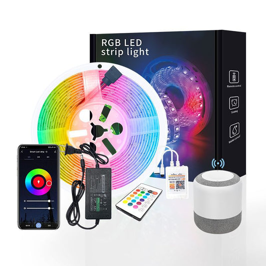 # 40 M/60 M RGB Led Strips Wifi Led Lights Alexa App Control, Musical Synchronization, Sensitive Integrated Microphone for, for TV, Party, Home, DIY, Christmas Decoration, Control via APP for Android and iOS. (10 meters on a roll )