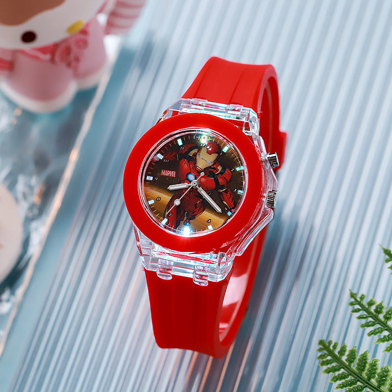 # Relojes Infantil Dibujos Animados Spider-Man Minnie Deportivo Luminoso Día del Niño Fiesta Regalo Fiesta Mayoreo Emprende  Negocios