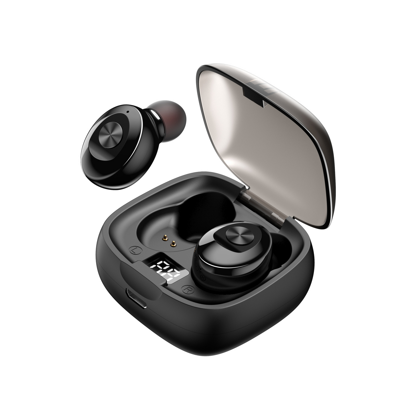 Audífonos XG-8 in-ear gamer inalámbricos negro Mayoreo, 10 Unidades