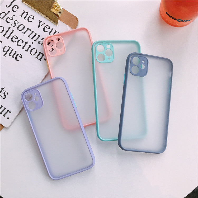 40pcs Semi Transparent Matte iPhone Case Rough Use Wholesale